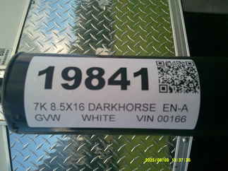 2026 Darkhorse 8.5x16  Enclosed Car Hauler DHW8.5X16TA35