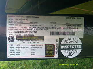 2026 Liberty 78x10  Single Axle Utility LU3K78X10