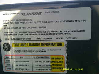 2026 Lamar 102x22  Equipment CC022225