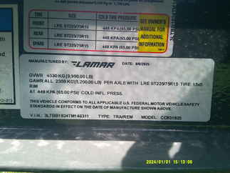 2026 Lamar 83x18  Car Hauler CC831825