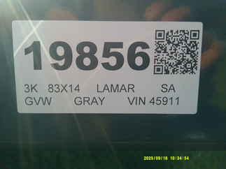 2026 Lamar 83x14  Single Axle Utility UC831413