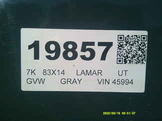 2026 Lamar 83x14  Utility UC831423