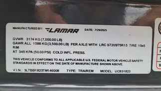 2026 Lamar 83x18  Utility UC831823