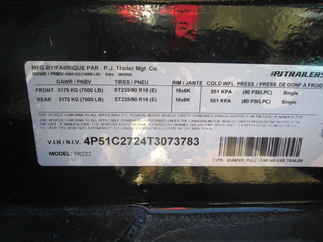 2026 PJ Trailer 102x22 B6 Equipment B6J2272BSDK-SF03