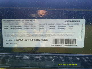 2026 PJ Trailer 83x18 C5 Car Hauler C521832BSNK