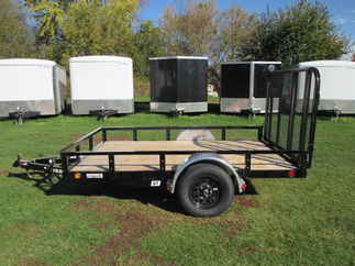2026 PJ Trailer 77x10 U7 Single Axle Utility U721031DSGK
