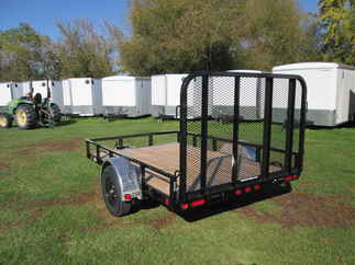 2026 PJ Trailer 77x10 U7 Single Axle Utility U721031DSGK
