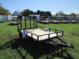 2026 PJ Trailer 77x10 U7 Single Axle Utility U721031DSGK