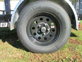 2026 PJ Trailer 77x10 U7 Single Axle Utility U721031DSGK