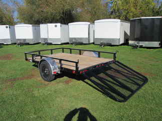 2026 PJ Trailer 77x10 U7 Single Axle Utility U721031DSGK