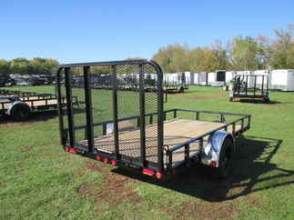 2026 PJ Trailer 77x12 U7 Single Axle Utility U721231DSGK