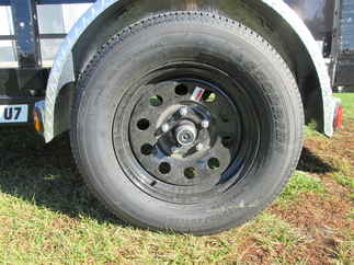 2026 PJ Trailer 77x12 U7 Single Axle Utility U721231DSGK