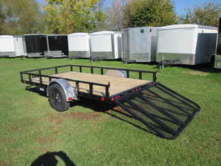 2026 PJ Trailer 77x12 U7 Single Axle Utility U721231DSGK