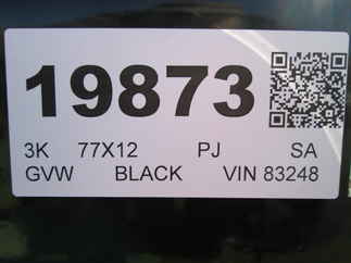 2026 PJ Trailer 77x12 U7 Single Axle Utility U721231DSGK