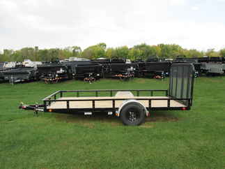 2026 PJ Trailer 77x14 U7 Single Axle Utility U721431DSGK