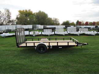2026 PJ Trailer 77x14 U7 Single Axle Utility U721431DSGK