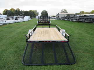 2026 PJ Trailer 77x14 U7 Single Axle Utility U721431DSGK