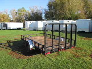2026 PJ Trailer 83x12 U8 Single Axle Utility U821231DSBK
