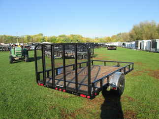 2026 PJ Trailer 83x12 U8 Single Axle Utility U821231DSBK