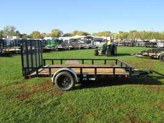 2026 PJ Trailer 83x12 U8 Single Axle Utility U821231DSBK