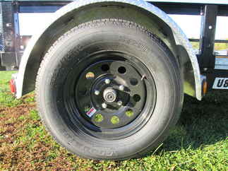 2026 PJ Trailer 83x12 U8 Single Axle Utility U821231DSBK