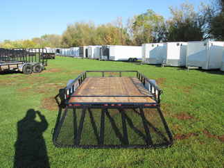 2026 PJ Trailer 83x12 U8 Single Axle Utility U821231DSBK