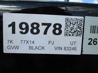 2026 PJ Trailer 77x14 UK Utility UK21432BSGK