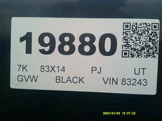 2026 PJ Trailer 83x14 UL Utility UL21432BSBK