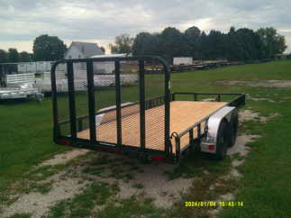 2026 PJ Trailer 83x16 UL Utility UL21632BSFK-ATVR-SP02