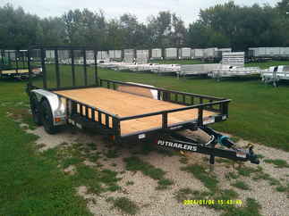 2026 PJ Trailer 83x16 UL Utility UL21632BSFK-ATVR-SP02