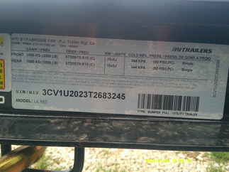 2026 PJ Trailer 83x16 UL Utility UL21632BSFK-ATVR-SP02