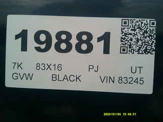 2026 PJ Trailer 83x16 UL Utility UL21632BSFK-ATVR-SP02