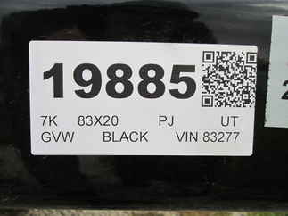 2026 PJ Trailer 83x20 UL Utility UL22032BSBK