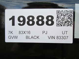 2026 PJ Trailer 83x16 UL Utility UL21632BSMK