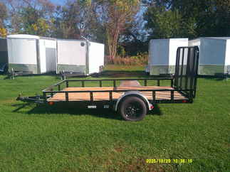 2026 PJ Trailer 77x12 U7 Single Axle Utility U721231DSGK