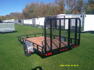 2026 PJ Trailer 77x12 U7 Single Axle Utility U721231DSGK