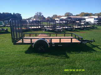 2026 PJ Trailer 77x12 U7 Single Axle Utility U721231DSGK