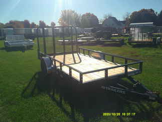 2026 PJ Trailer 77x12 U7 Single Axle Utility U721231DSGK