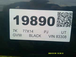 2026 PJ Trailer 77x14 UK Utility UK21432BSGK