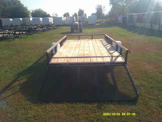 2026 PJ Trailer 83x14 U8 Single Axle Utility U821431DSBK-ATVR