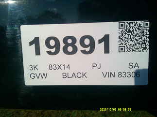 2026 PJ Trailer 83x14 U8 Single Axle Utility U821431DSBK-ATVR