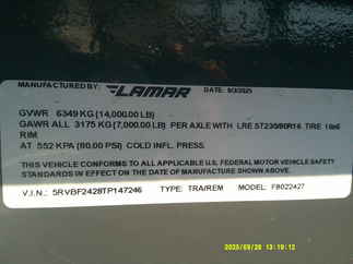 2026 Lamar 102x24  Equipment Deckover F8022427