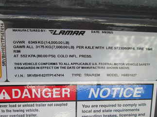 2026 Lamar 83x16  Equipment H6831627