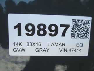 2026 Lamar 83x16  Equipment H6831627