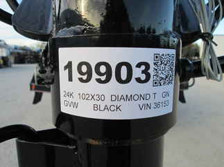 2025 Diamond T 102x30  Gooseneck 10230DTF240