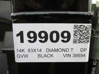 2026 Diamond T 83x14  Dump 8314DMP140