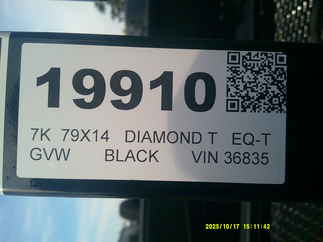 2026 Diamond T 79x14  Equipment Tilt 7914SLT