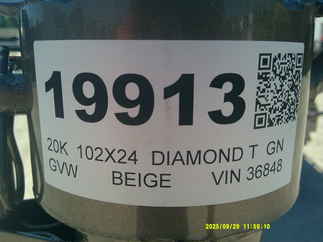 2026 Diamond T 102x24  Gooseneck 10224SDSKP2008GN