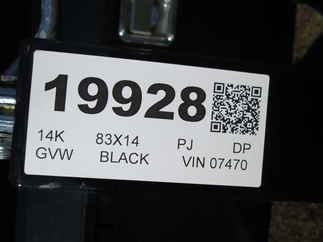 2026 PJ Trailer 83x14 D7 Dump D7C1472BSSK