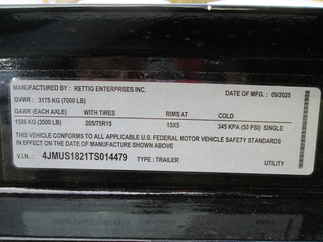 2026 Rettig 76x18 Retco Utility